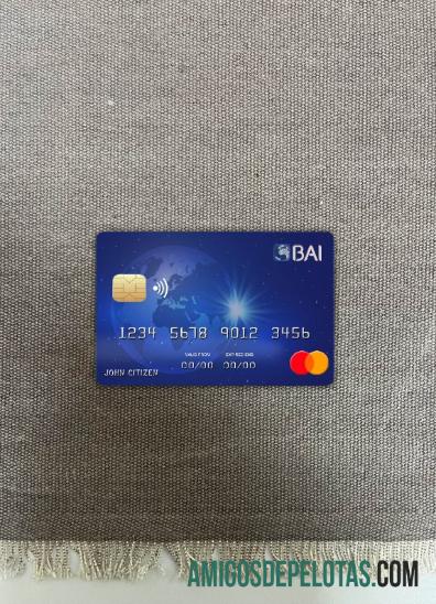 Cabo Verde Banco BAI Mastercard Photolook Frente modelo